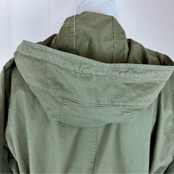 LOVE TREE OLIVE GREEN UTILITY JACKET SZ M - Picture 4 of 15
